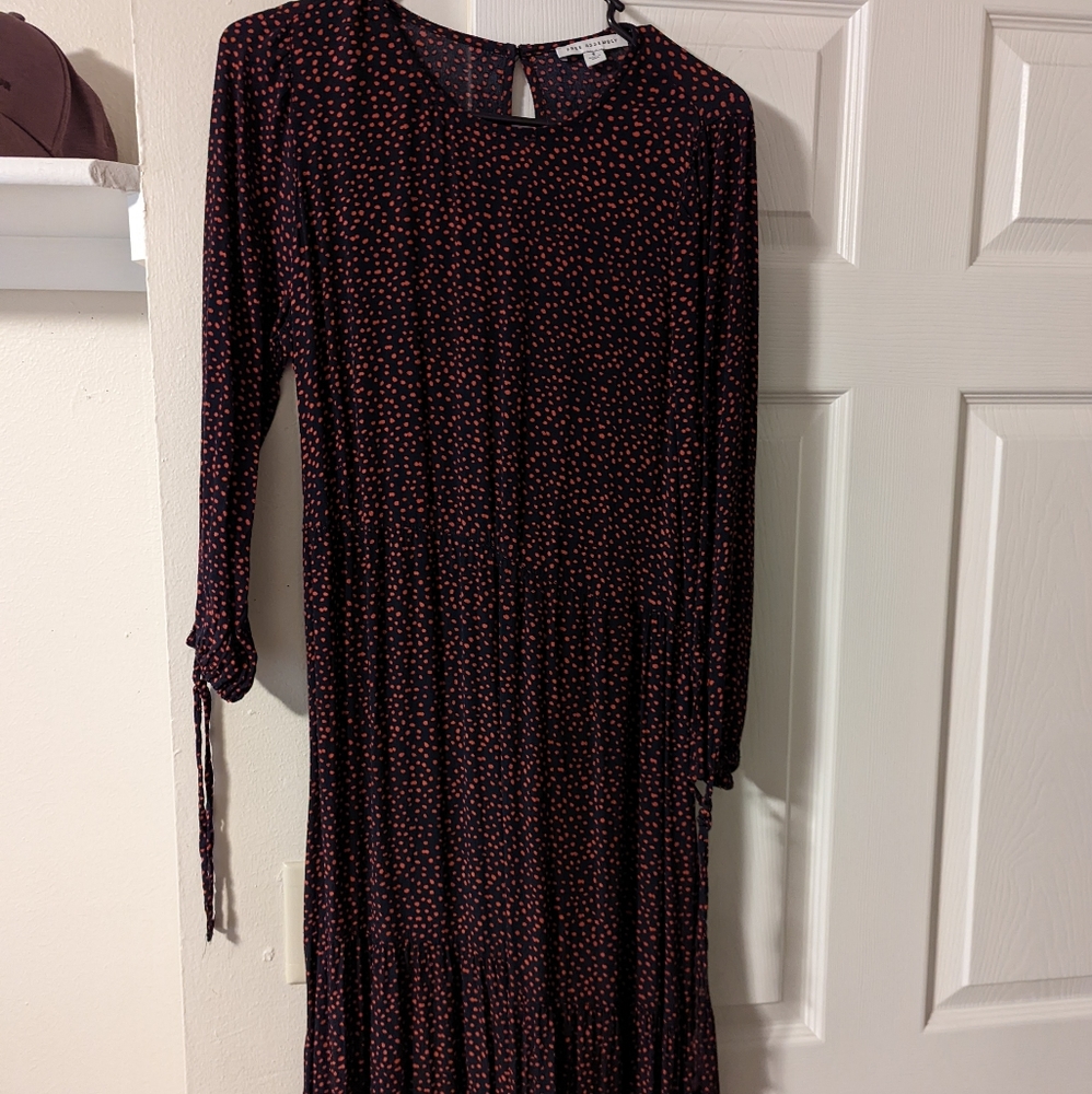 Navy Blue and Red dress